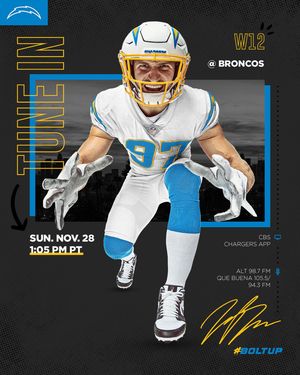 Image post by @chargers on Instagram