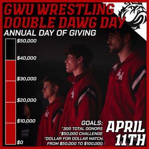Image post by @gwuwrestling on Instagram
