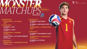 Image post by @USC_Athletics on Twitter