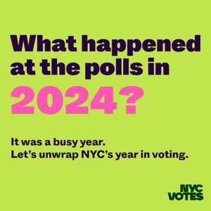 Image post by @nycvotes on Instagram