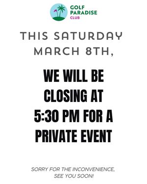 Image post by @golfparadiseclub on Instagram