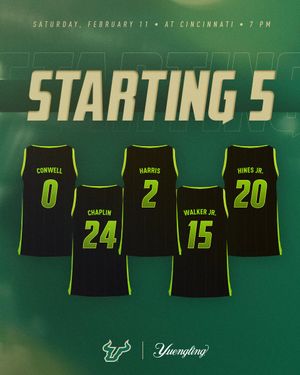 Image post by @USFMBB on Twitter