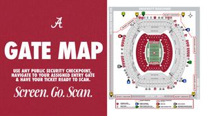 Image post by @UA_Athletics on Twitter