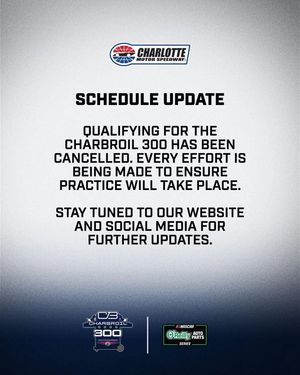 Image post by @CharlotteMotorSpeedway on Facebook