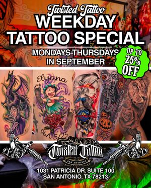 Image post by @twistedtattootx on Instagram
