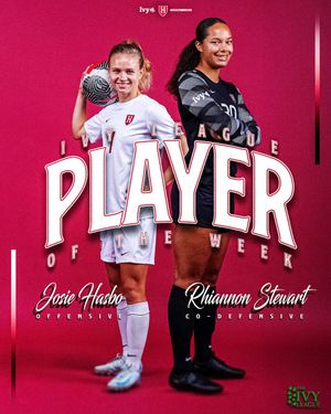 Image post by @Harvard_WSoccer on Twitter