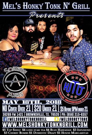 Image post by @SouthernAshesMusic on Facebook