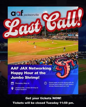 Image post by @aafjacksonville on Facebook
