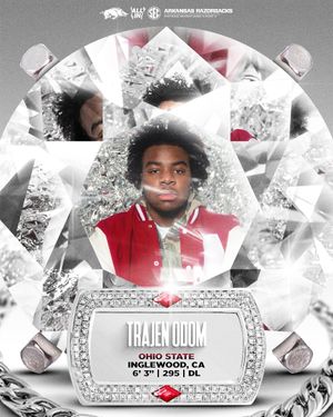 Image post by @RazorbackFB on Twitter