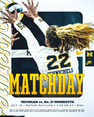 Image post by @umichvball on Instagram