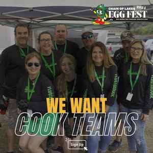 Image post by @chainoflakeseggfest on Facebook