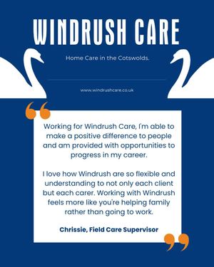 Image post by @windrushcare on Instagram