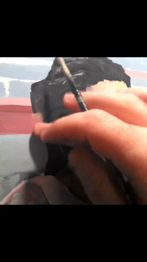 Video post by @RichPellegrinoArt on Facebook
