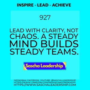 Image post by @sascha.leadership on Instagram