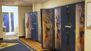Video post by @WVUGymnastics on Facebook