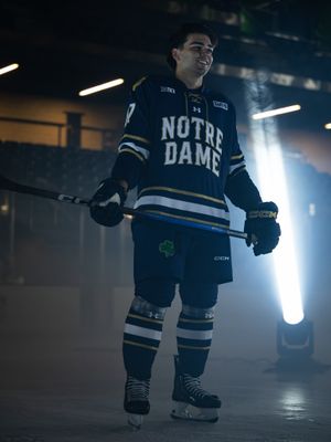 Image post by @nd_hockey on Instagram
