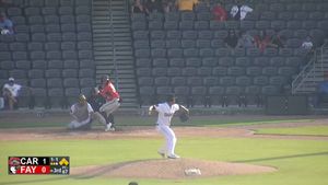 Video post by @CarolinaMudcats on Twitter