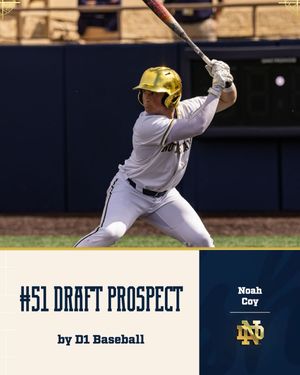 Image post by @notredamebaseball on Instagram