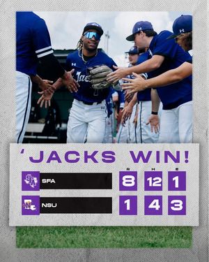 Image post by @sfa.baseball on Facebook