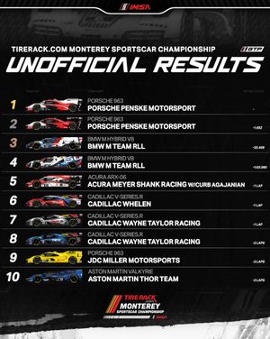 Image post by @imsa_racing on Instagram