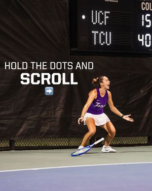 Image post by @tcuwomenstennis on Instagram