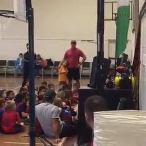 Video post by @victorysportsoutreach on Facebook