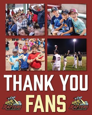 Image post by @raftersbaseball on Instagram