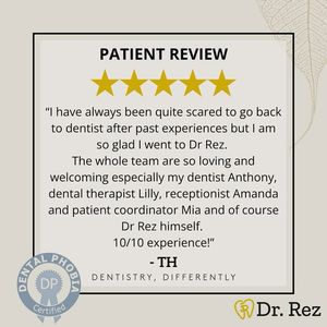 Image post by @drrezdental on Facebook
