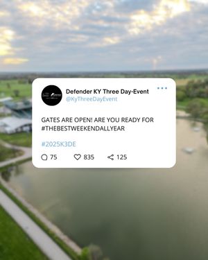 Image post by @kentuckythreedayevent on Instagram