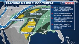 Image post by @foxweather on Instagram