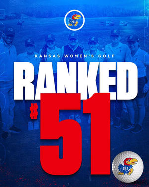 Image post by @KUWomensGolf on Twitter