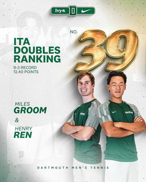Image post by @dartmouthmtennis on Instagram