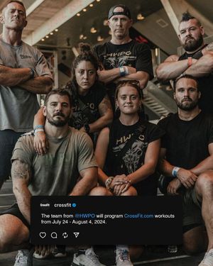 Image post by @crossfit on Instagram