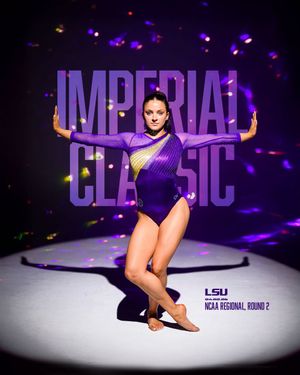 Image post by @LSUgym on Twitter