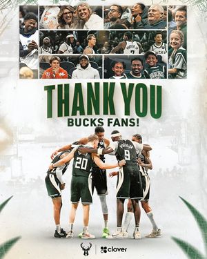 Image post by @milwaukeebucks on Facebook