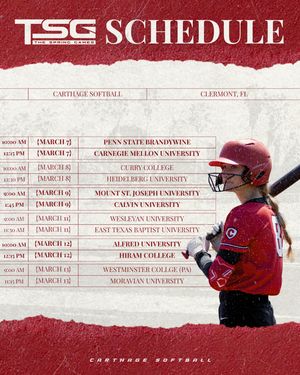 Image post by @carthagesoftball on Instagram