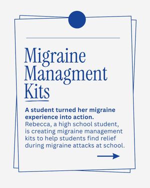 Image post by @milesformigraine on Instagram