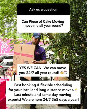 Image post by @pieceofcakemoving on Instagram