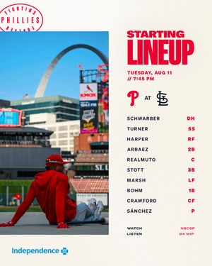 Image post by @Phillies on Twitter