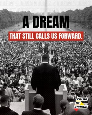 Image post by @colorofchange on Instagram