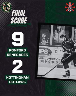 Image post by @nottinghamoutlawsicehockeyclub on Facebook