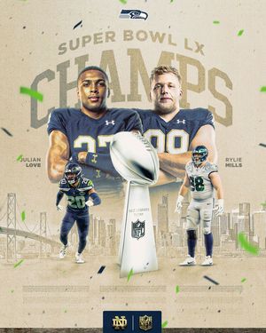 Image post by @ndfootball on Instagram