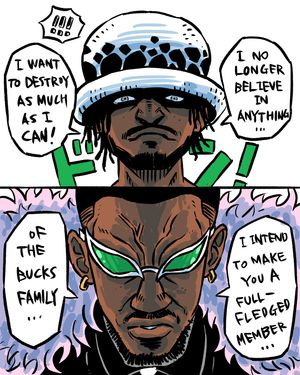 Image post by @luckymongdrawing on Instagram