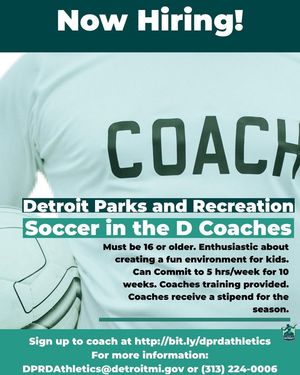 Image post by @DetroitParksRec on Facebook