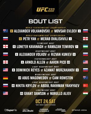 Image post by @ufceurope on Instagram