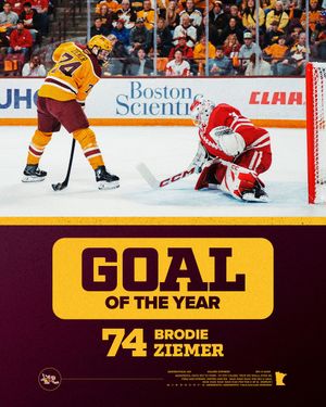 Image post by @gophermhockey on Instagram