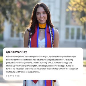 Image post by @susquehannau on Instagram