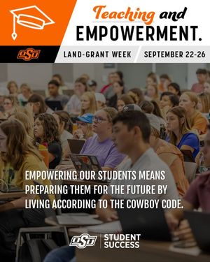 Image post by @Office of Student Success on Facebook
