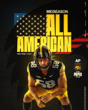 Image post by @HawkeyeFootball on Twitter/X