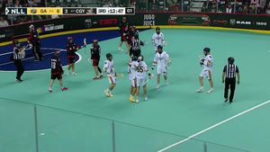 Video post by @GeorgiaSwarmLAX on Twitter